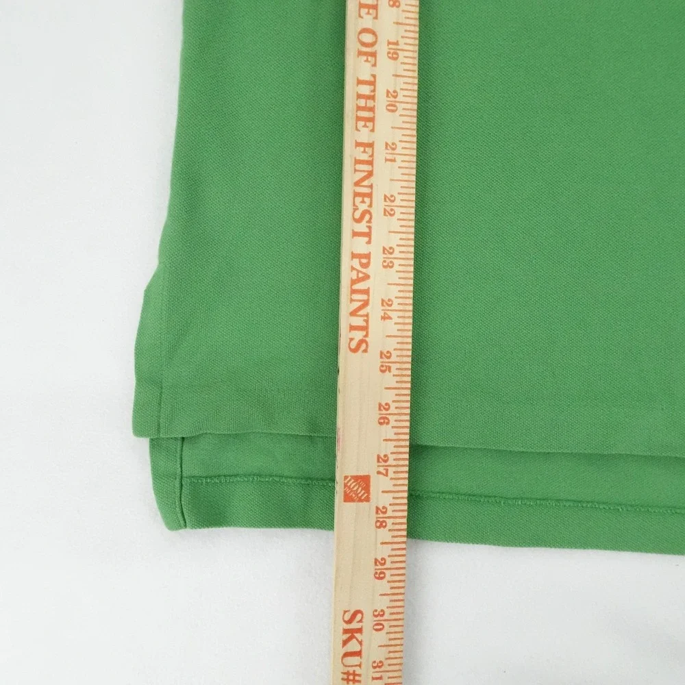 Polo Ralph Lauren Shirt Men S Green Polo Bear Short Sleeve Vintage RL 14 Logo
